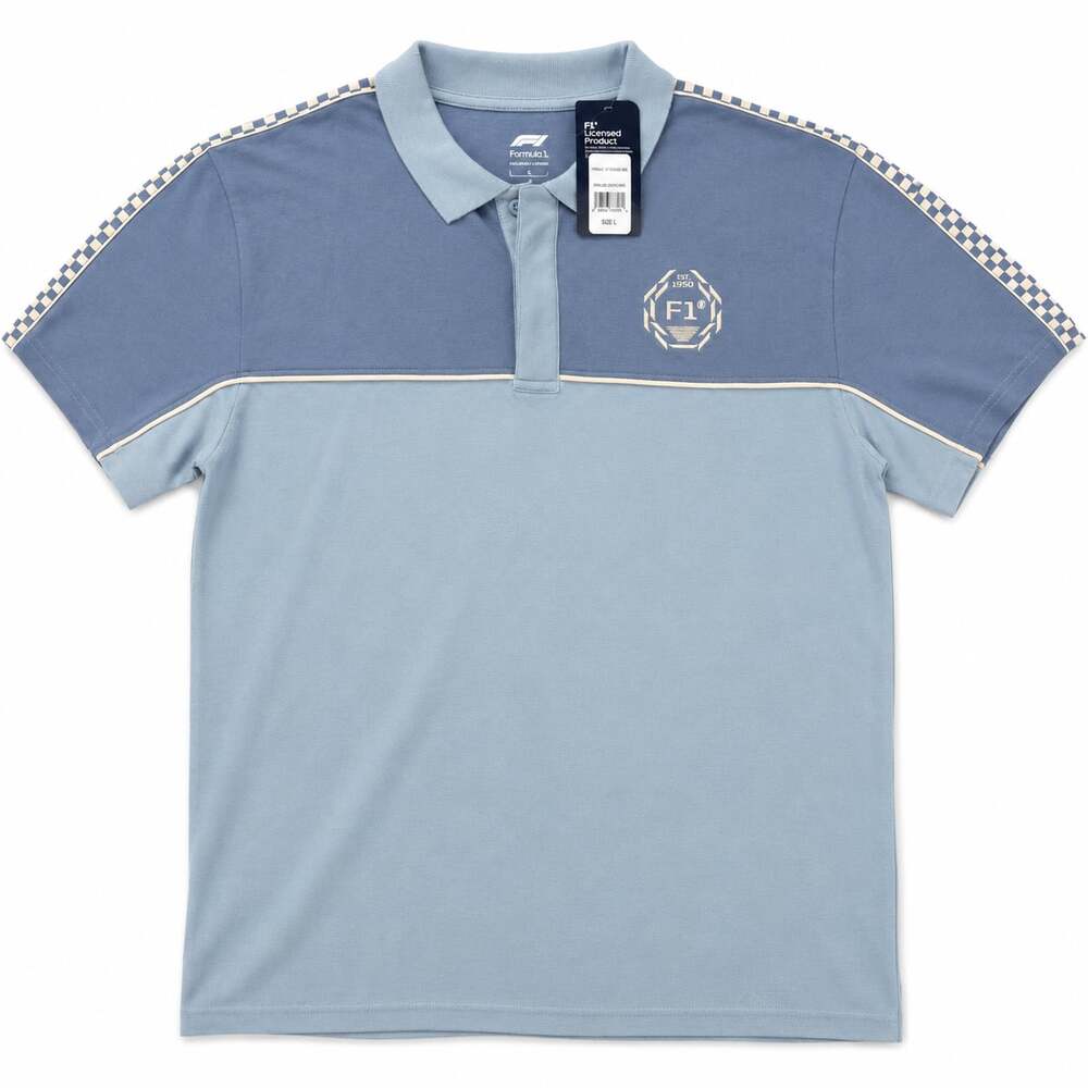 NWT Formula 1 Heritage Blocked Pique Polo Shirt